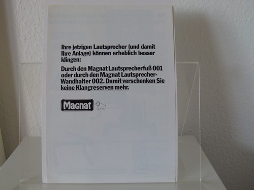 Magnat lautsprecherfuß 001 - magnat,