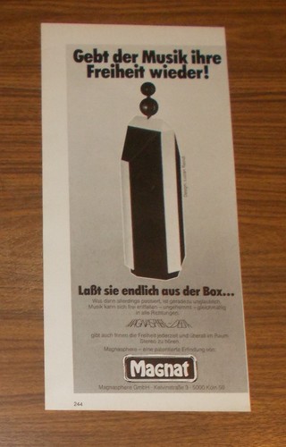 Seltene werbung vintage magnat - vintage,
